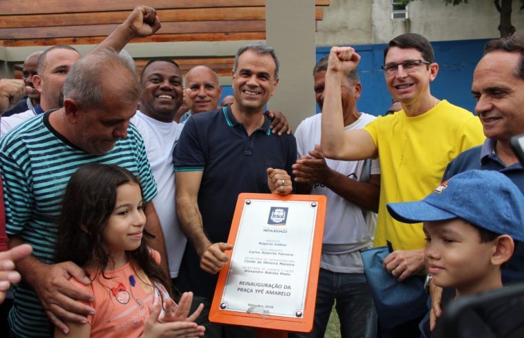 Prefeitura entrega praça revitalizada  para moradores do bairro Dom Rodrigo