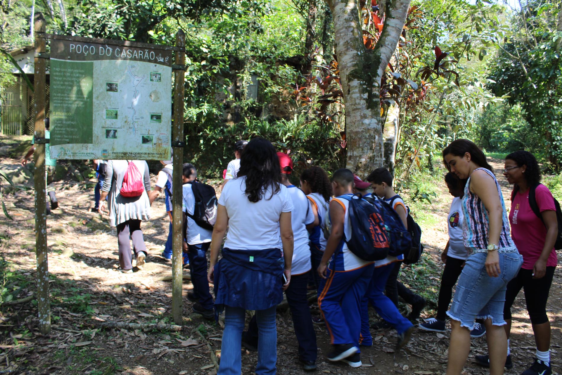 Projeto leva crianças ao Parque  Natural Municipal de Nova Iguaçu