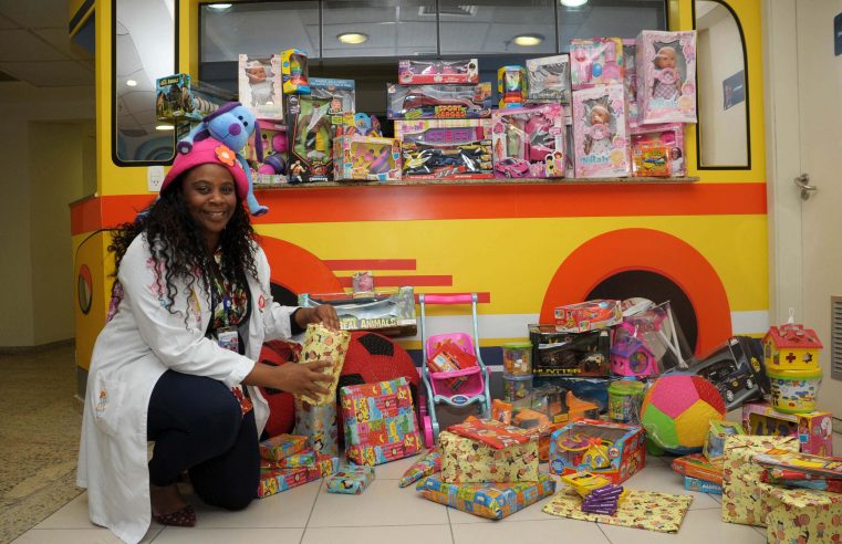 Saúde lidera campanha  de doação de brinquedos