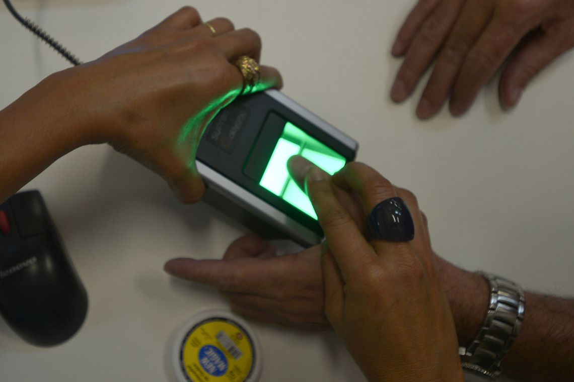 Cadastramento biométrico  é feito por 72% dos eleitores
