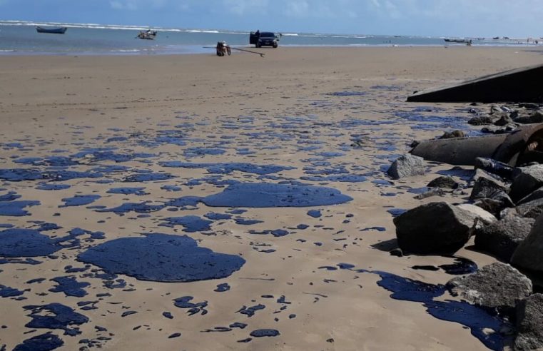 Governo investiga navios que podem  ser origem do óleo que polui praias