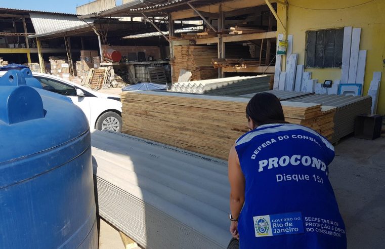 Procon-RJ verifica se lojas de materiais de construção cobram preços abusivos na Baixada