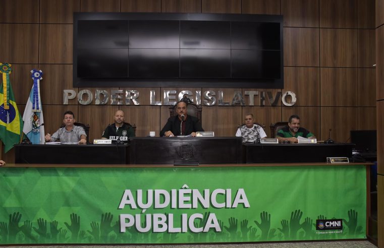 Câmara de Nova Iguaçu realiza audiência  para discutir a Lei Orçamentária 2020