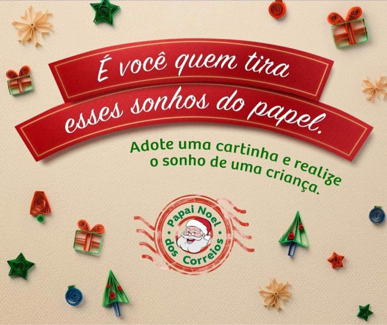 Correios inicia campanha para  adoção de cartinhas do Papai Noel