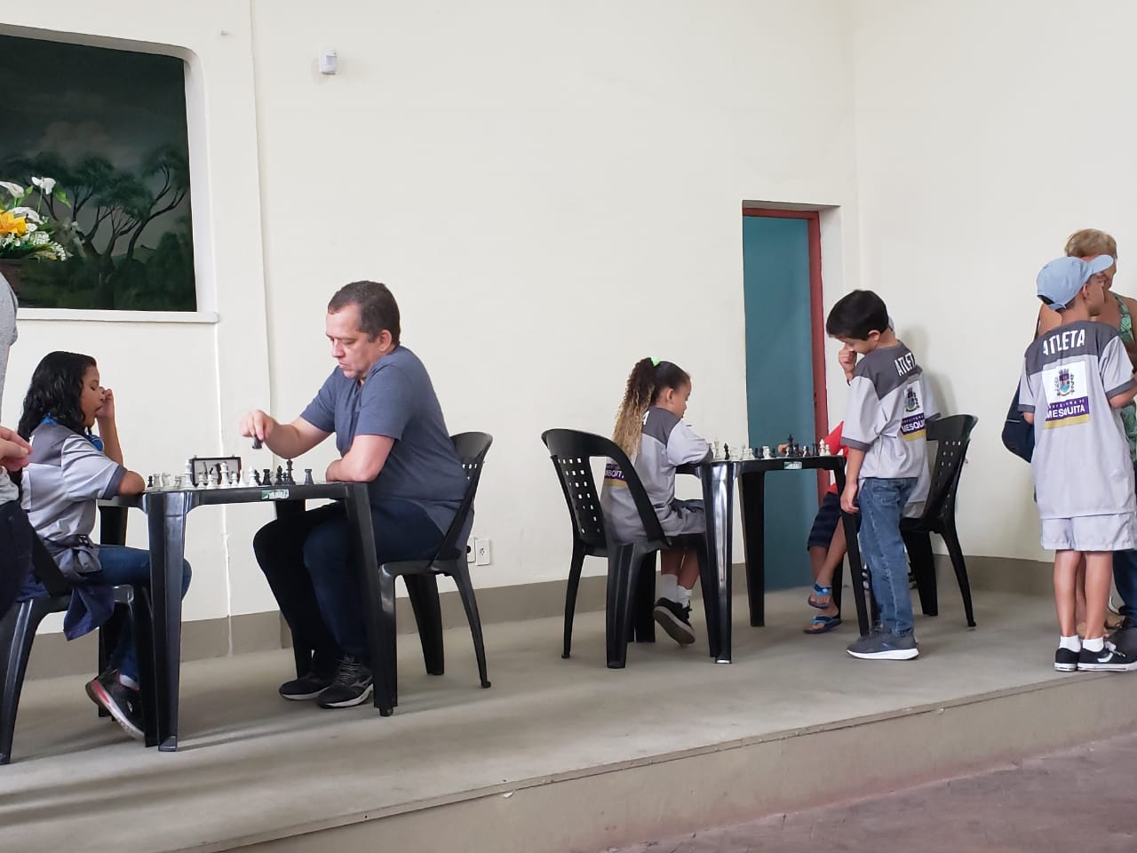Projeto inaugura mais uma  sala de xadrez em Mesquita