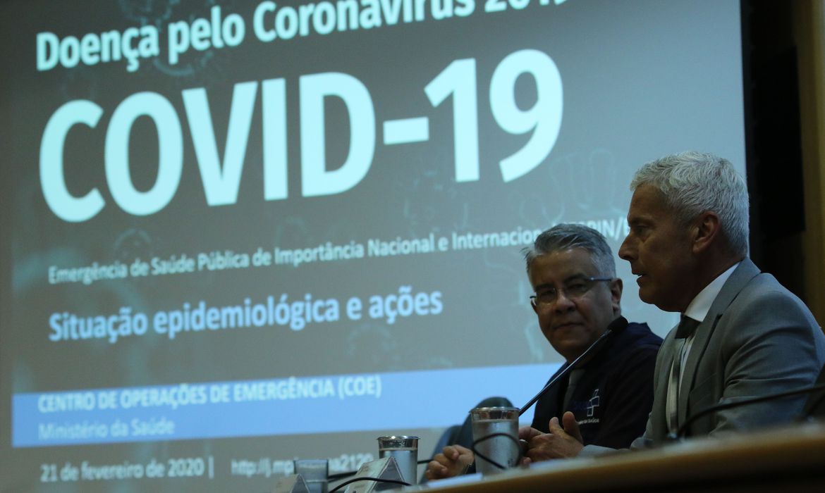 Ministério da Saúde confirma  primeiro caso de coronavírus no Brasil