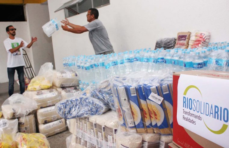 Governo começa a entregar cestas  básicas do Mutirão Humanitário
