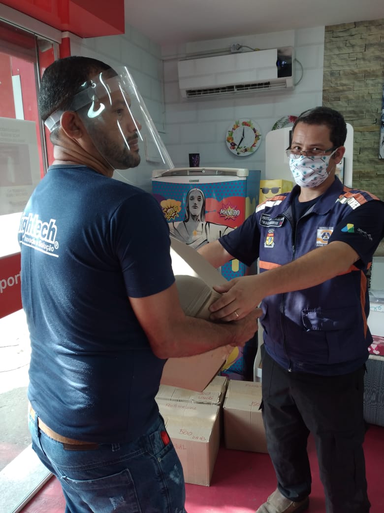 Braskem doa duas mil máscaras face shield  para prefeitura de Duque de Caxias