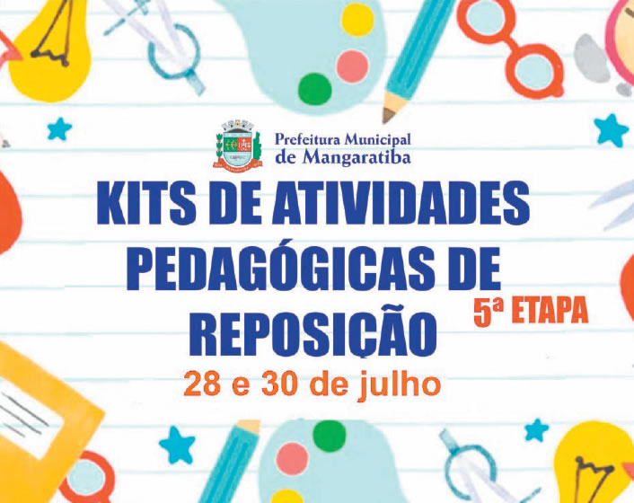 Kits de Atividades Pedagógicas continuam  sendo entregues nesta quinta-feira (30)