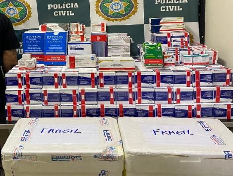 Polícia Civil apreende R$ 1 milhão em  remédios desviados de hospitais públicos