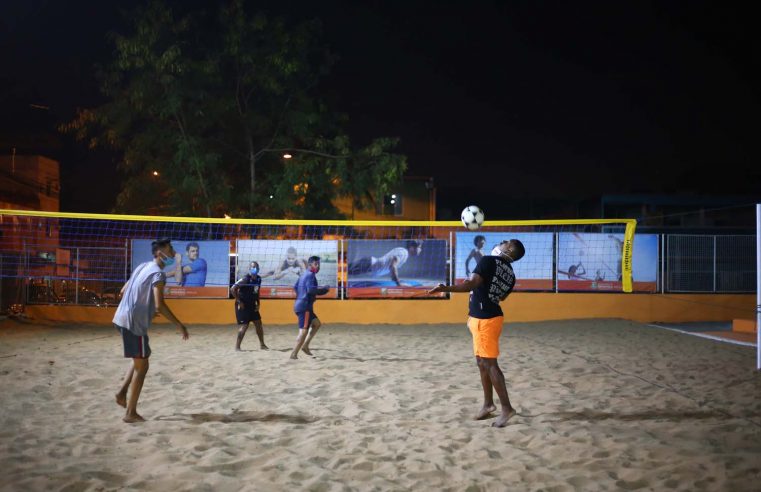 Treinamento funcional e vôlei são  atrações do Complexo Esportivo de Areia