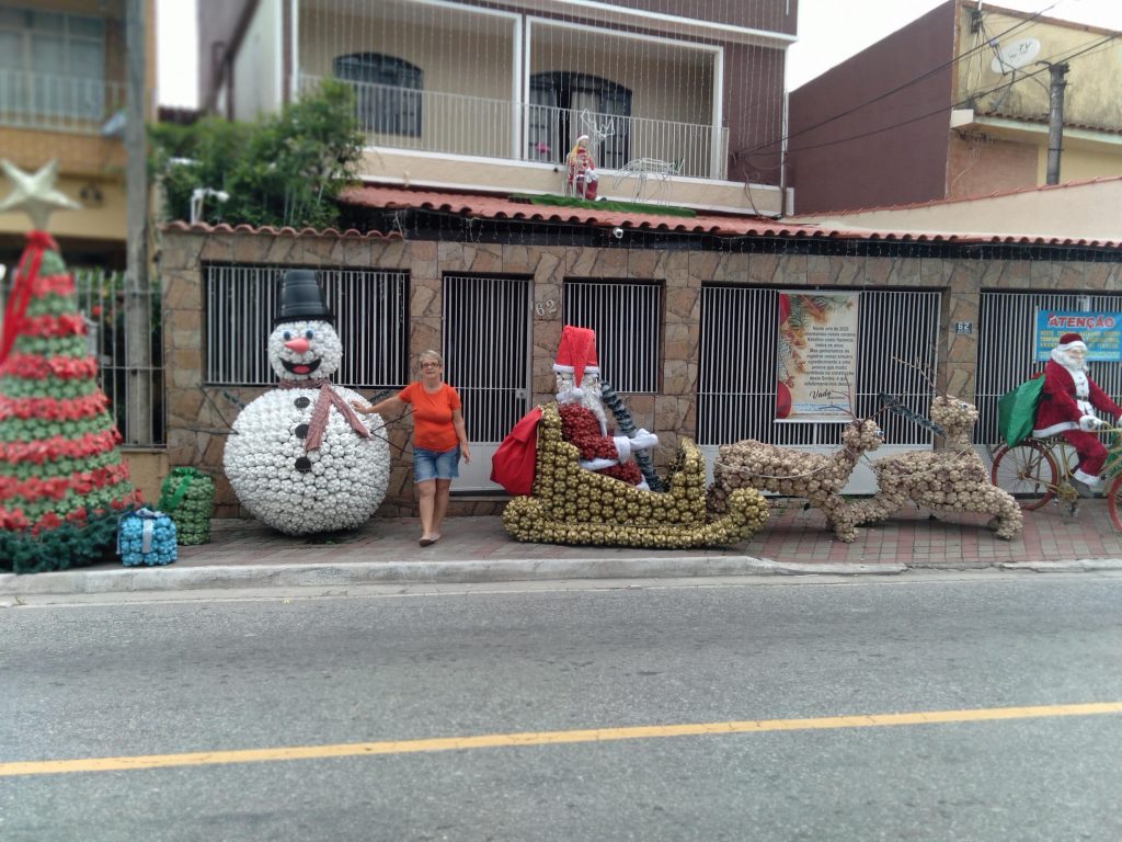Artesã da Baixada encanta com decoração de Natal confeccionada com garrafas  pet – ZM Notícias