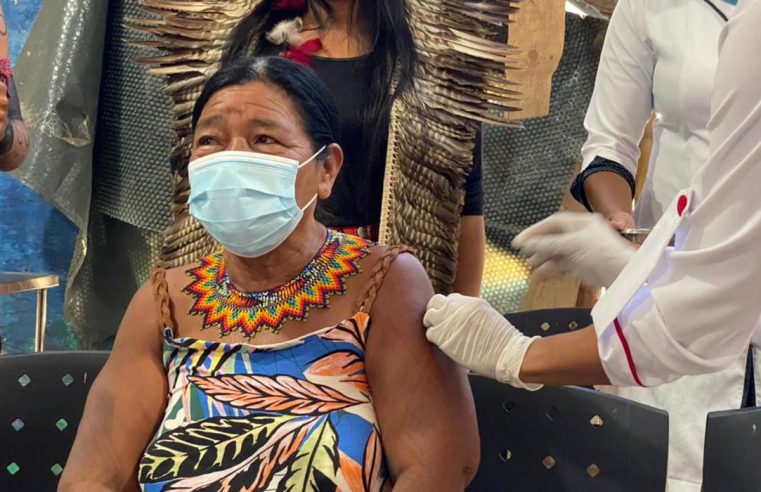 Vacinas para grupo prioritário  chegam à aldeia indígena em Maricá