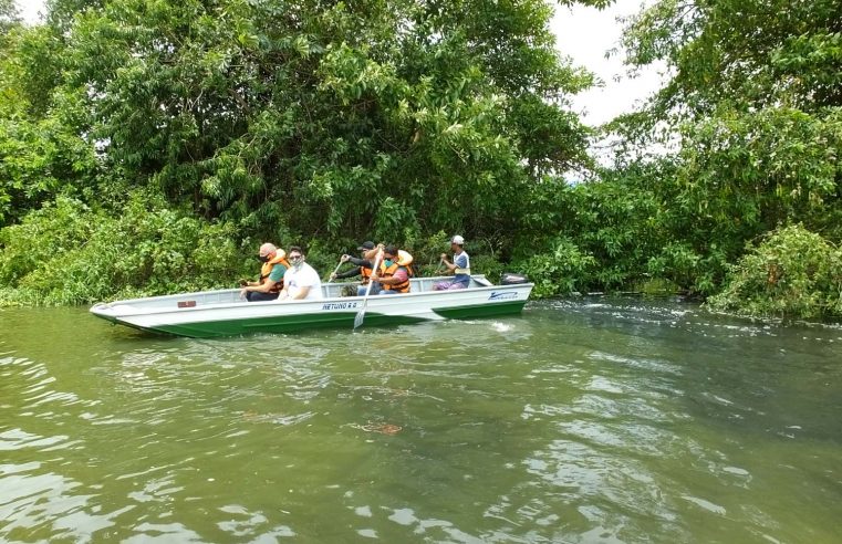 Secretaria de Meio Ambiente de Nova Iguaçu faz vistoria técnica no Rio Guandu