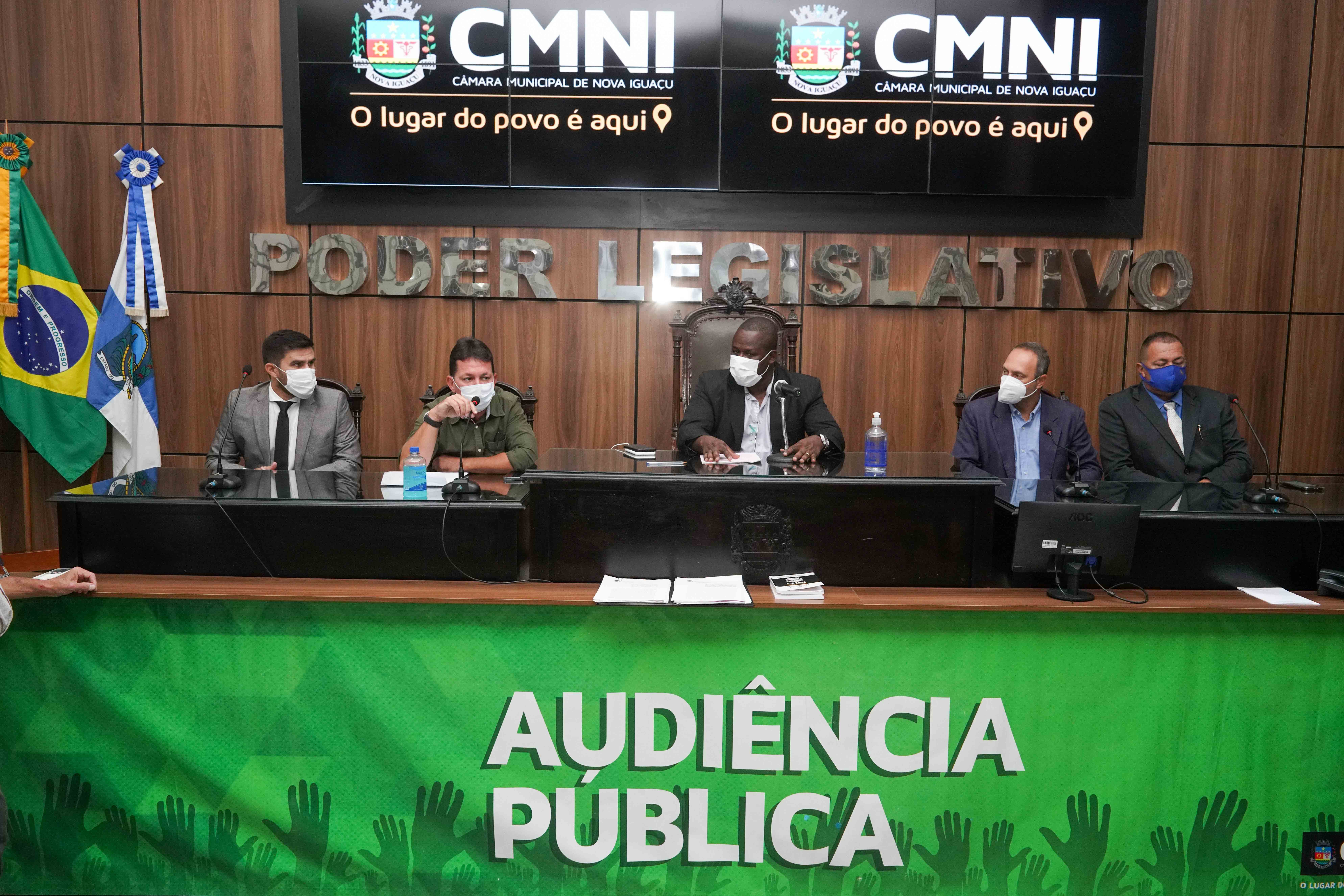 Começaram as audiências públicas  realizadas pela Câmara de Nova Iguaçu