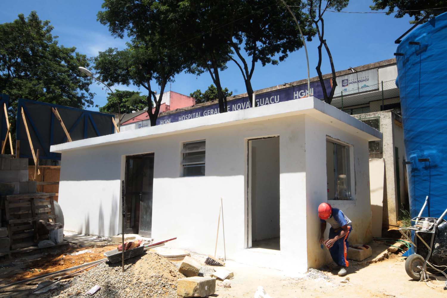 Obras de infraestrutura no HGNI e Maternidade Mariana Bulhões continuam avançando