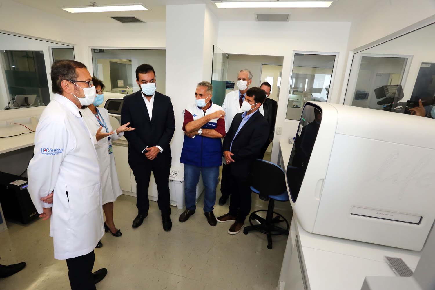 Governador Cláudio Castro visita  Instituto Estadual do Cérebro