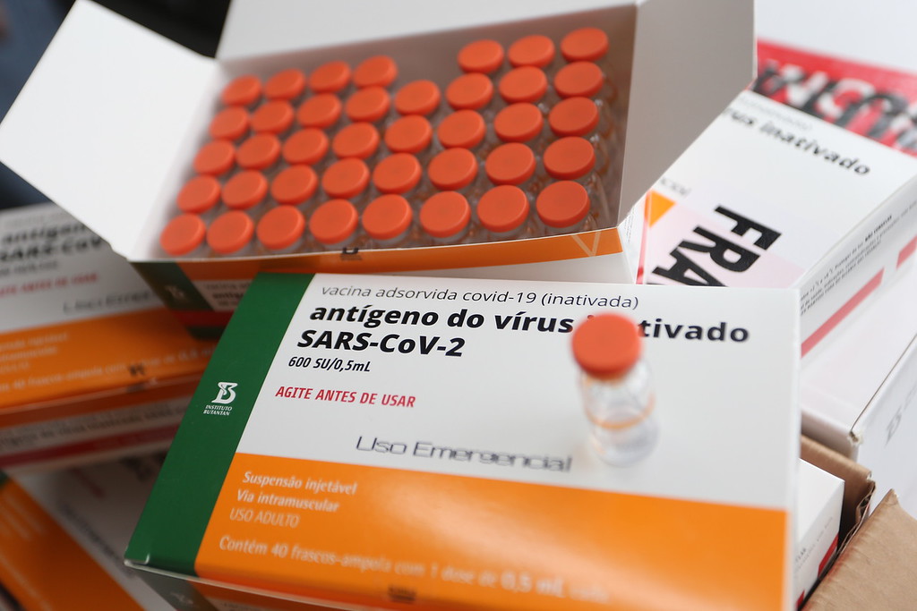 Secretaria de Saúde distribui a oitava remessa  de vacina CoronaVac aos 92 municípios