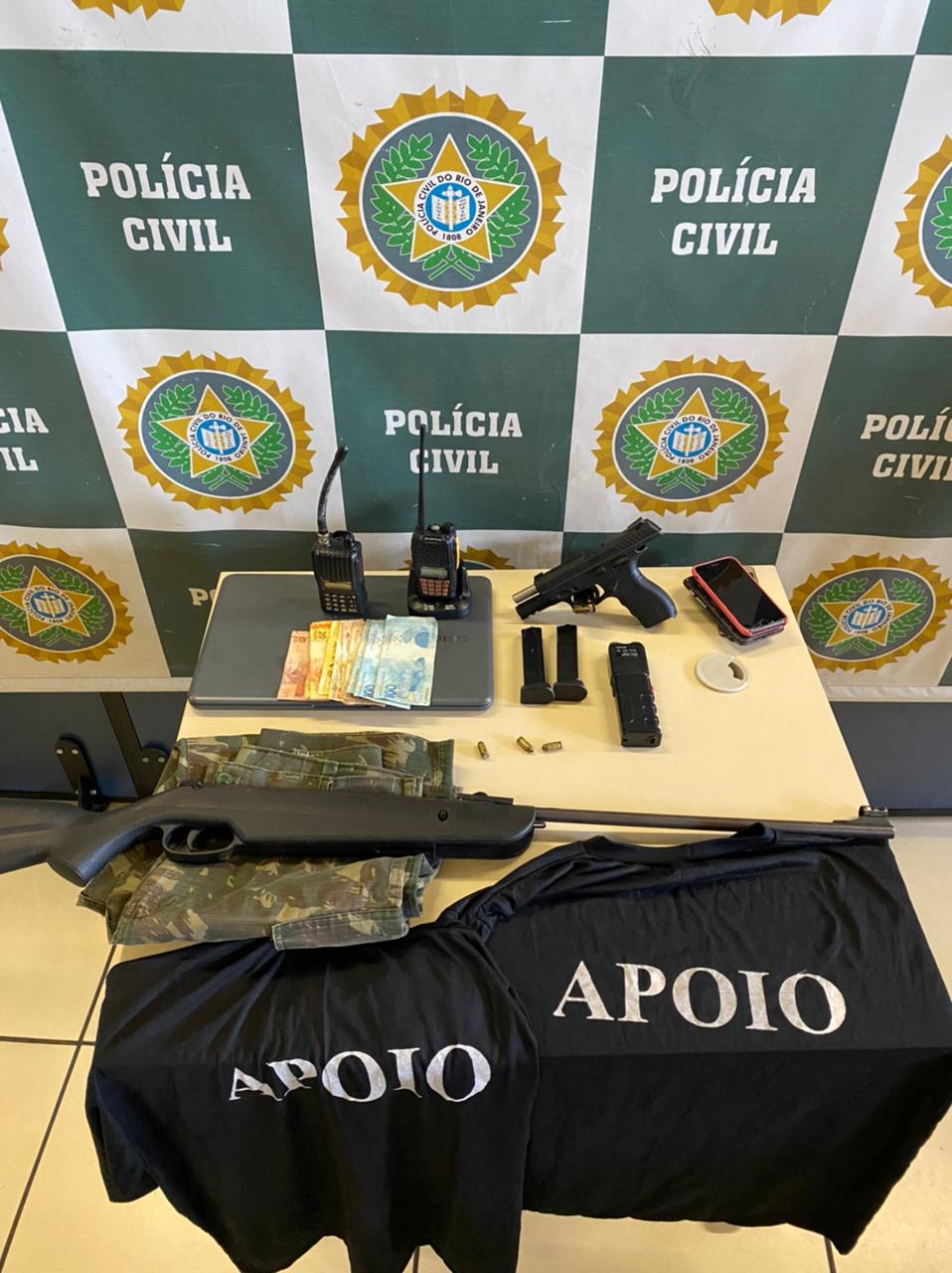 Polícia Civil deflagra operação  contra milícia na Baixada Fluminense