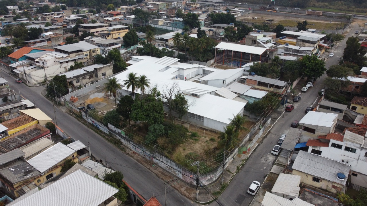Escola em construção em Comendador Soares entra na reta final de obras