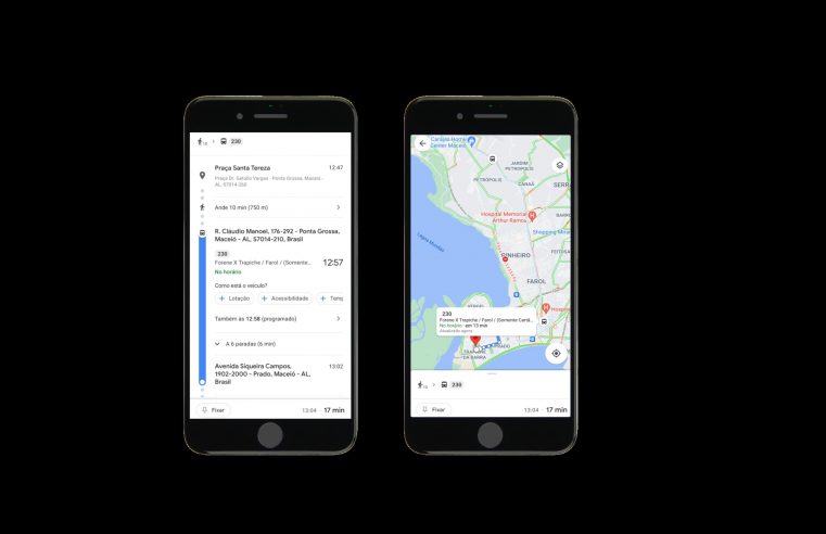 Google Maps oferece informação em tempo real  de transporte público em mais 40 cidades do Brasil
