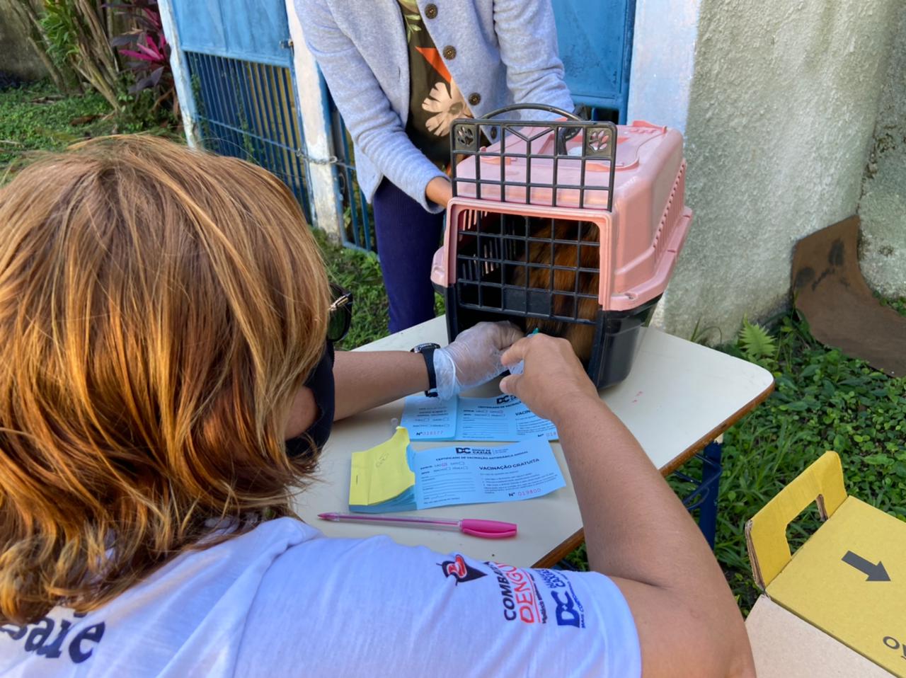 Prefeitura leva vacinação antirrábica  para cães e gatos ao distrito de Xerém