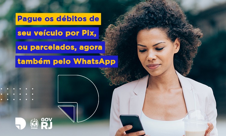 Usuários do Detran.RJ agora podem consultar,  pagar ou parcelar débitos pelo WhatsApp