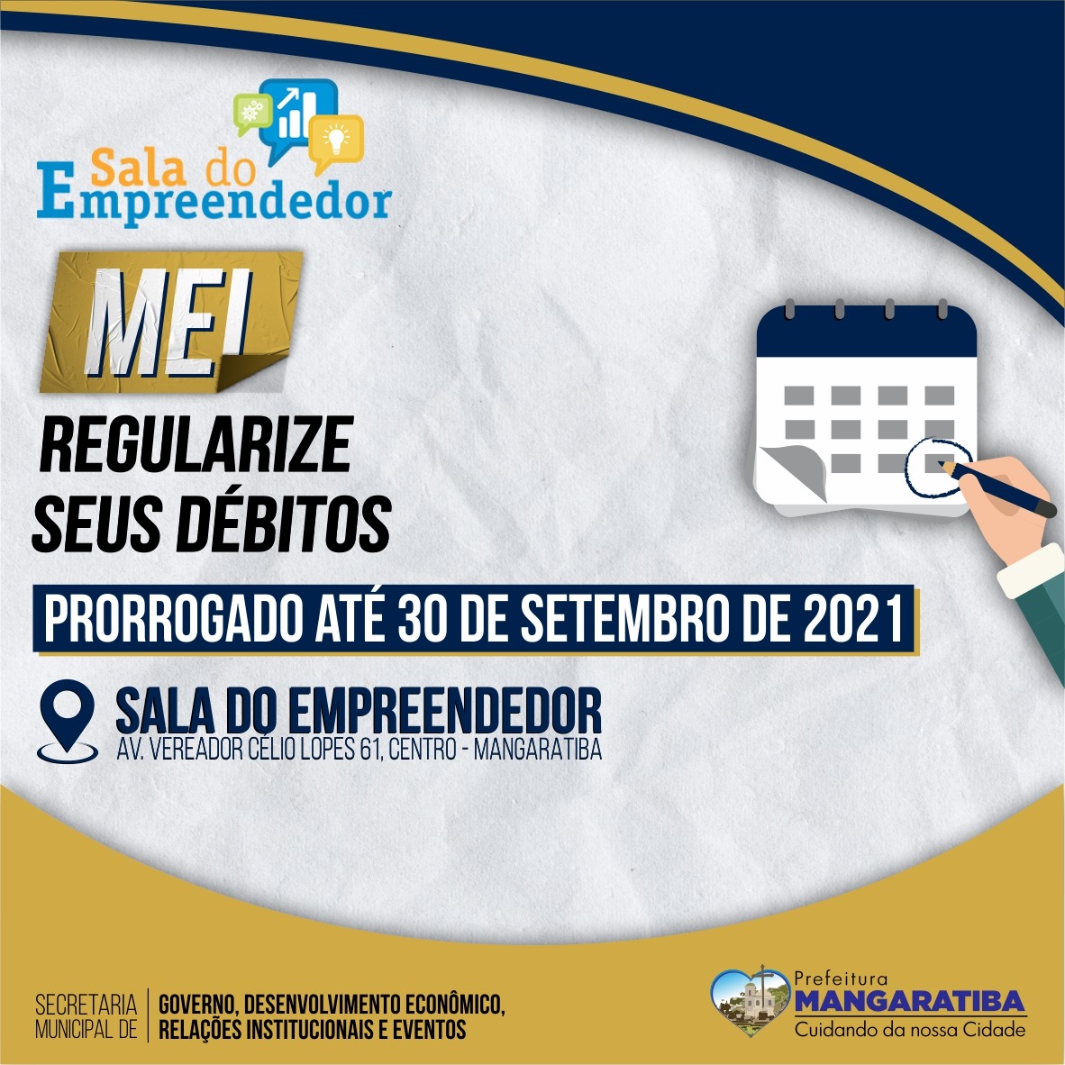 Prefeitura de Mangaratiba prorroga  campanha para regularização do MEI
