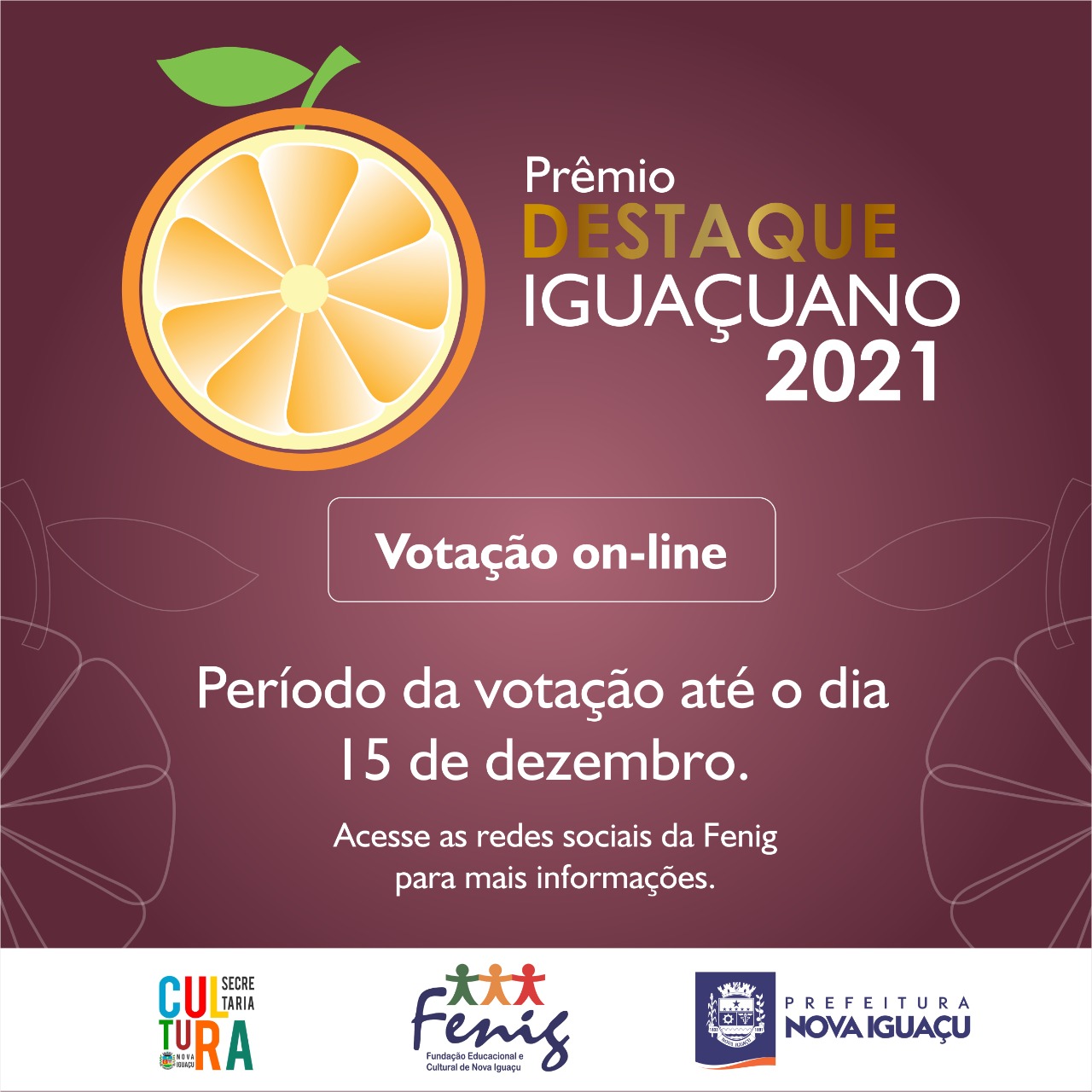Começou a votação online que vai escolher os vencedores do “Prêmio Destaque Iguaçuano”