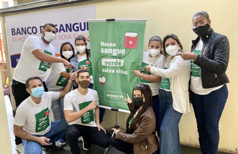 Unimed Nova Iguaçu lança campanha “Nosso sangue verde salva vidas”