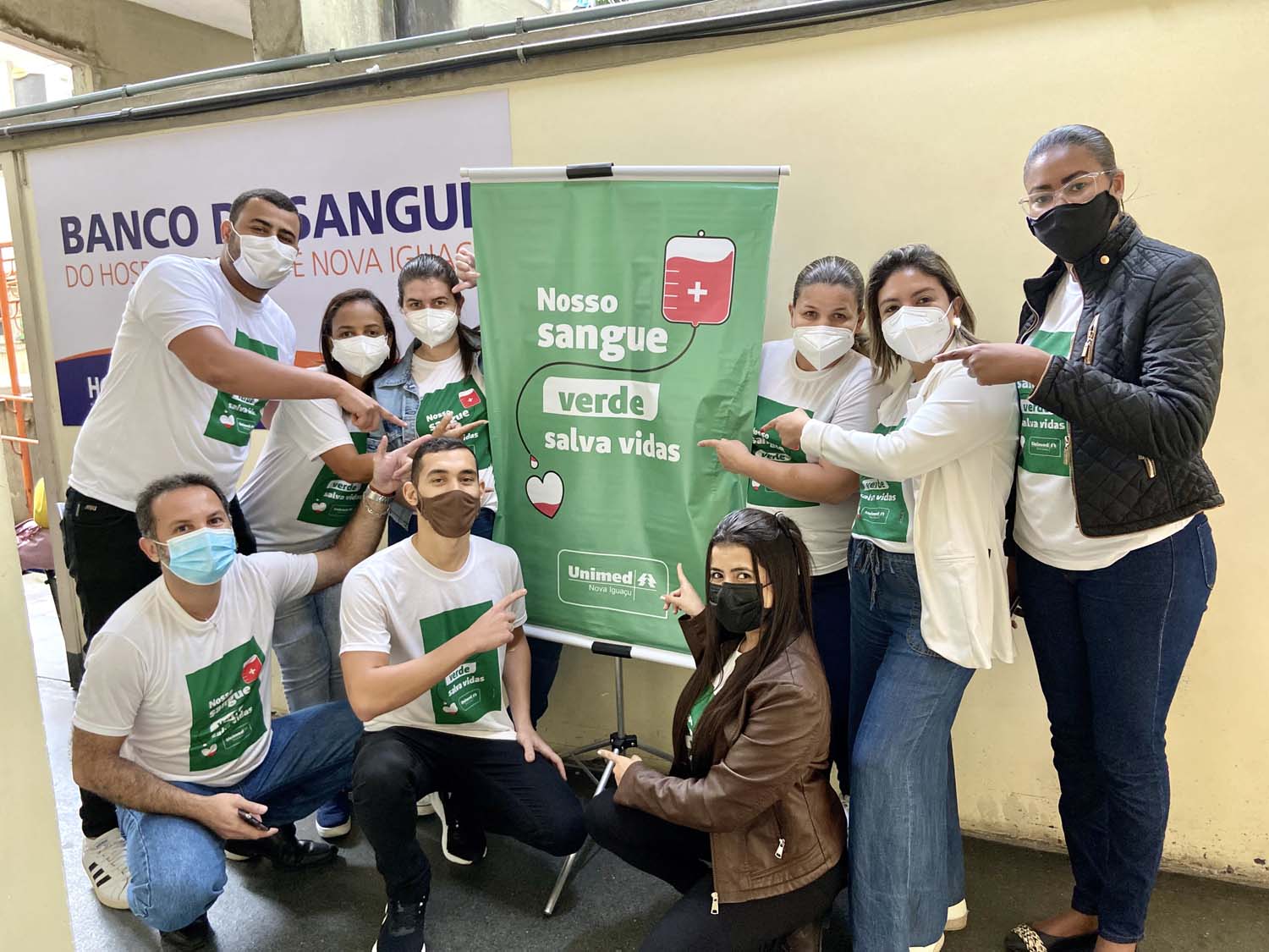 Unimed Nova Iguaçu lança campanha “Nosso sangue verde salva vidas”