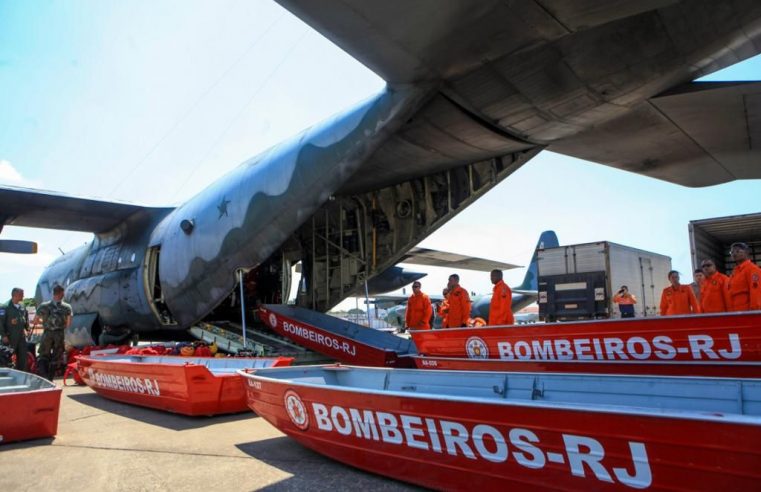 Equipes do Corpo de Bombeiros RJ embarcaram para a Bahia