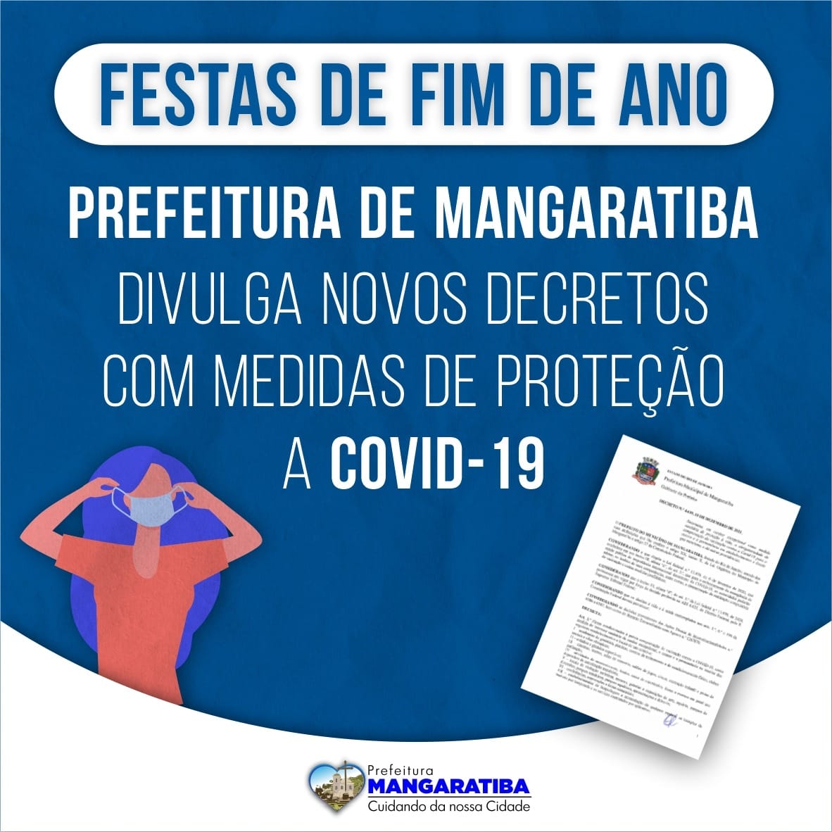 Prefeitura de Mangaratiba determina novas regras para controle da pandemia no município