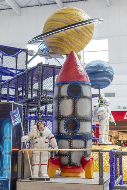Shopping Grande Rio aposta em atração espacial para a criançada