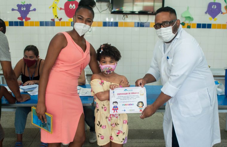 Japeri inicia a campanha de vacinação infantil contra Covid-19 nas escolas