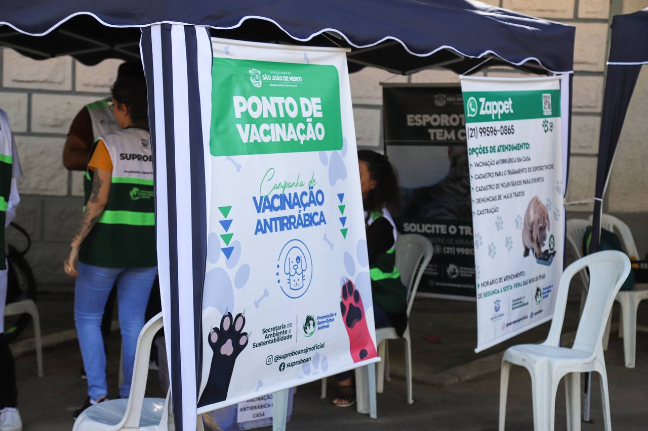 Meriti: Campanha de Vacinação Antirrábica Itinerante na Vila Rosali