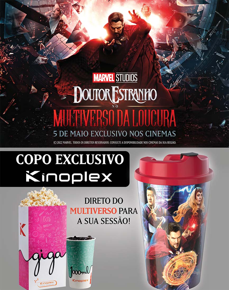 Kinoplex anuncia ação promocional exclusiva para ”Dr. Estranho no Multiverso da Loucura”
