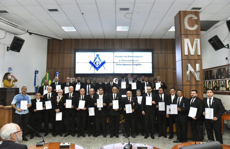 Câmara de Nova Iguaçu realiza sessão solene em comemoração aos 200 anos da Maçonaria no Brasil