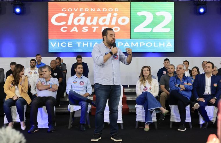 Cláudio Castro anuncia mais investimentos durante encontro com 600 vereadores
