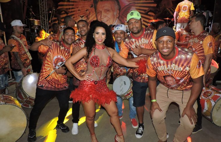 Leão de Nova Iguaçu apresenta sambas concorrentes no domingo