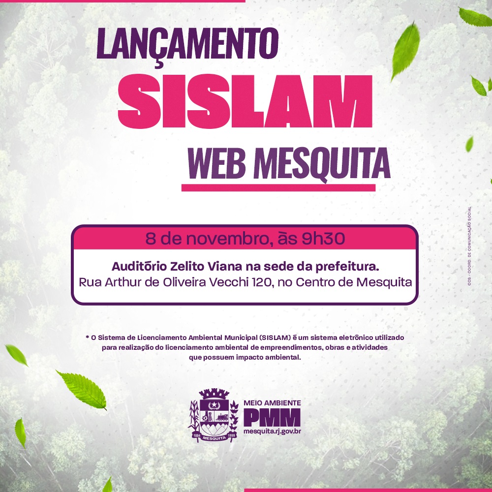 Licenciamento Ambiental on-line em Mesquita