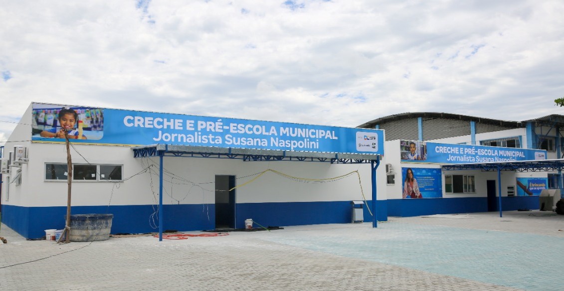 Creche Jornalista Susana Naspolini será inaugurada neste sábado em Duque de Caxias