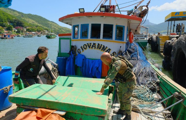Guarda Municipal de Mangaratiba apreende cinco toneladas de peixes em operação contra pesca ilegal