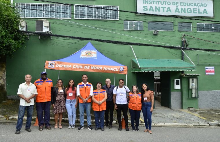 Defesa Civil de Nova Iguaçu cadastra voluntários para atuar em áreas de riscos da cidade