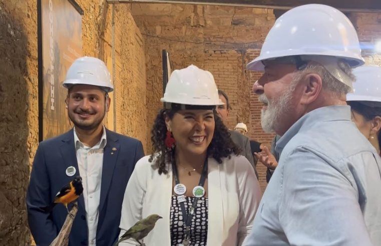 Lula visita obras de reconstrução do Museu Nacional do Rio de Janeiro