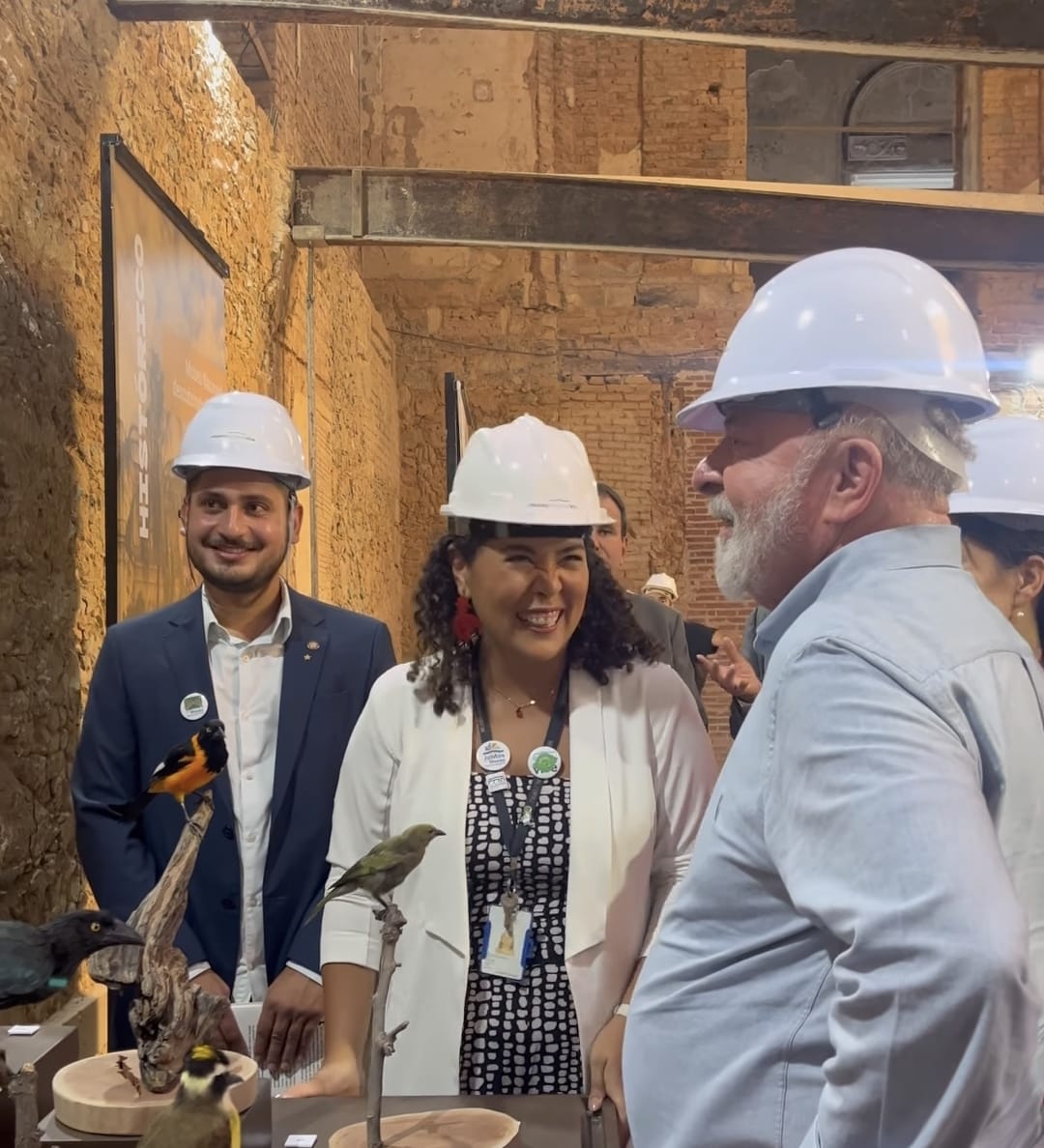 Lula visita obras de reconstrução do Museu Nacional do Rio de Janeiro