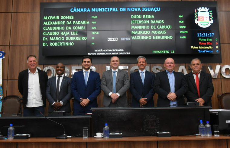 Câmara de Nova Iguaçu elege nova Mesa Diretora