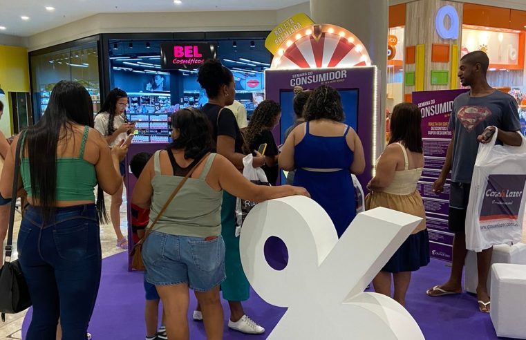 Semana do Consumidor leva descontos de até 90% às lojas do Caxias Shopping e Shopping Grande Rio