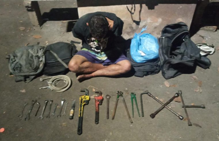 Homem é preso furtando equipamentos da SuperVia, na estação Bento Ribeiro