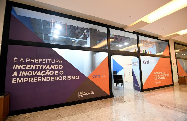 Shopping Nova Iguaçu tem 450 vagas para cursos gratuitos do Centro Vocacional de Tecnologia e Inovação da Prefeitura